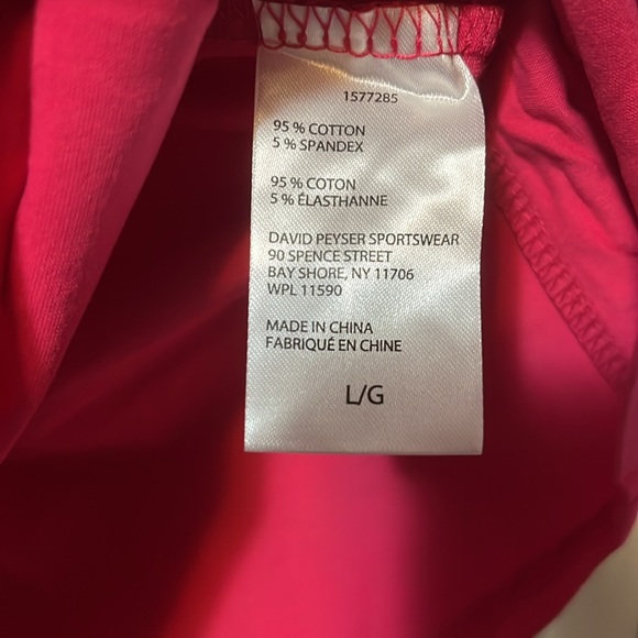 Women's New 3/4 Sleeve T-Shirt V-Neck Bright Pink Weatherproof Vintage Large - Picture 4 of 6